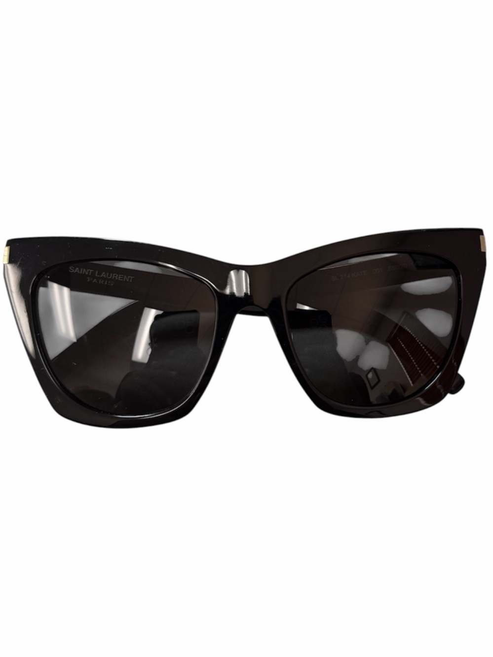 Saint Laurent Black Cat-Eye Sunglasses - Picture 10 of 12